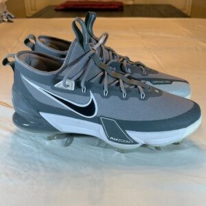 NIKE AIR FORCE ZOOM TROUT 9 ELITE 'PEWTER BLACK' [FB2906-002]  SZ 15